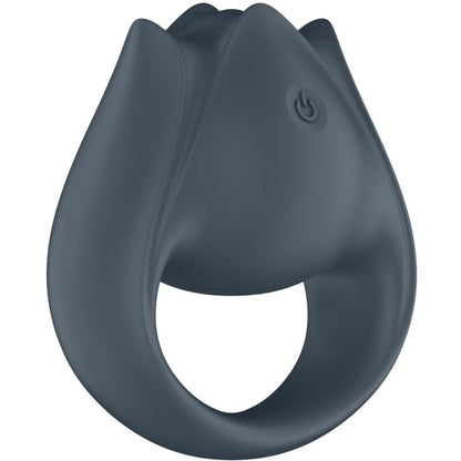 SATISFYER - PERFECT PAIR 2 MULTIVIBRATOR 2 IN 1 PENIS RING AND FINGER STIMULATOR GREY - My naughty haven #