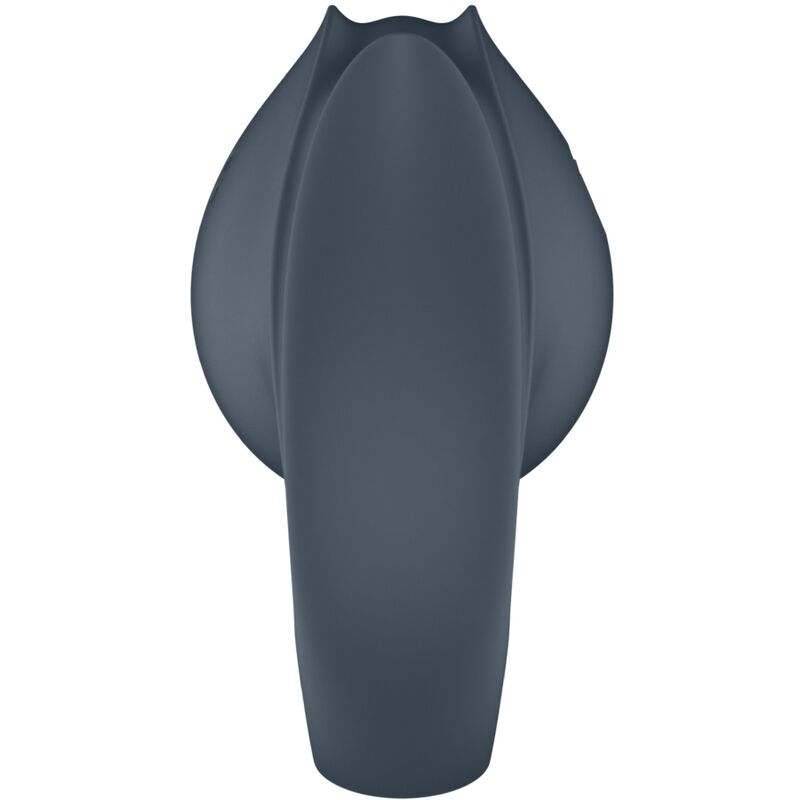 SATISFYER - PERFECT PAIR 2 MULTIVIBRATOR 2 IN 1 PENIS RING AND FINGER STIMULATOR GREY - My naughty haven #