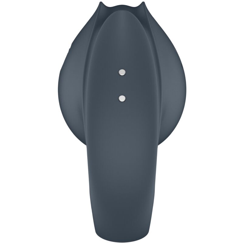 SATISFYER - PERFECT PAIR 2 MULTIVIBRATOR 2 IN 1 PENIS RING AND FINGER STIMULATOR GREY - My naughty haven #