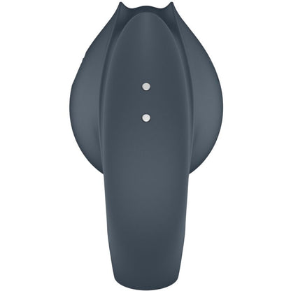 SATISFYER - PERFECT PAIR 2 MULTIVIBRATOR 2 IN 1 PENIS RING AND FINGER STIMULATOR GREY - My naughty haven #