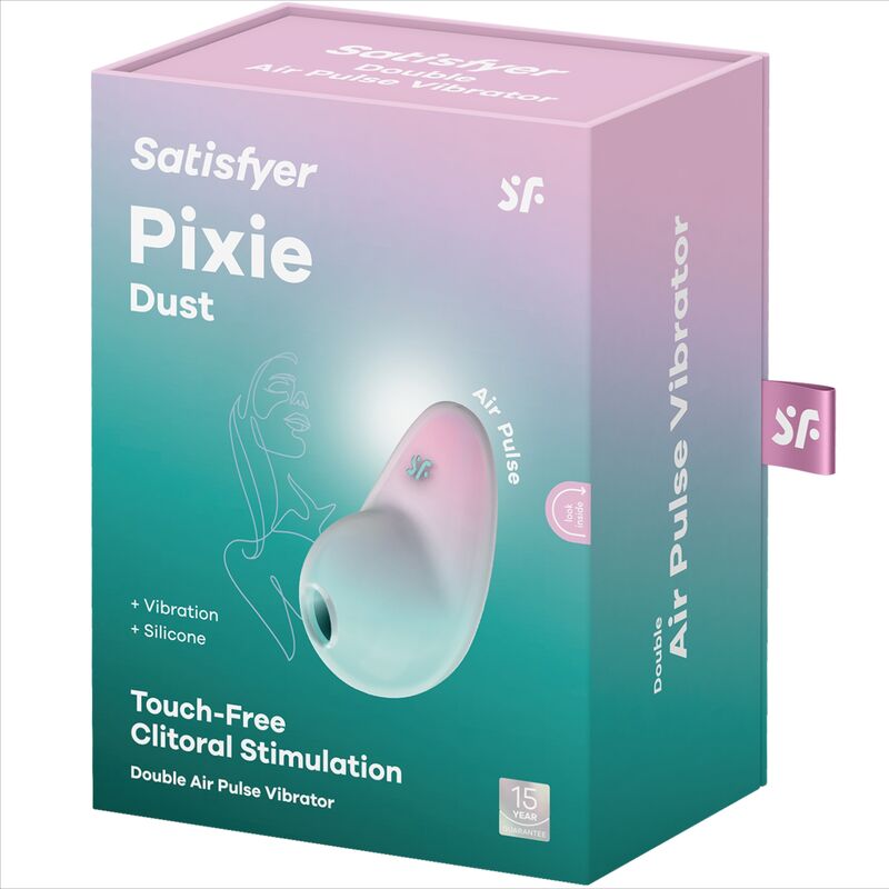 SATISFYER - PIXIE DUST LILAC AIR PLUSE STIMULATOR - My naughty haven #