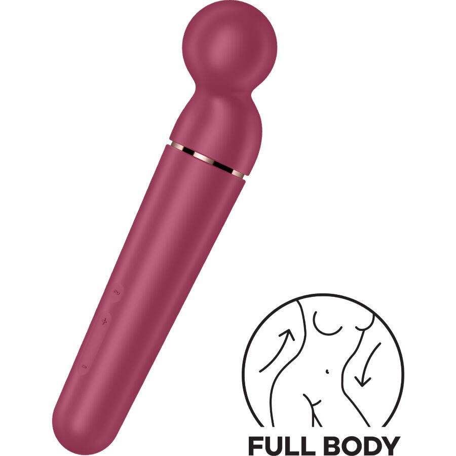 SATISFYER - PLANET WAND-ER VIBRATOR MASSAGER BERRY - My naughty haven #