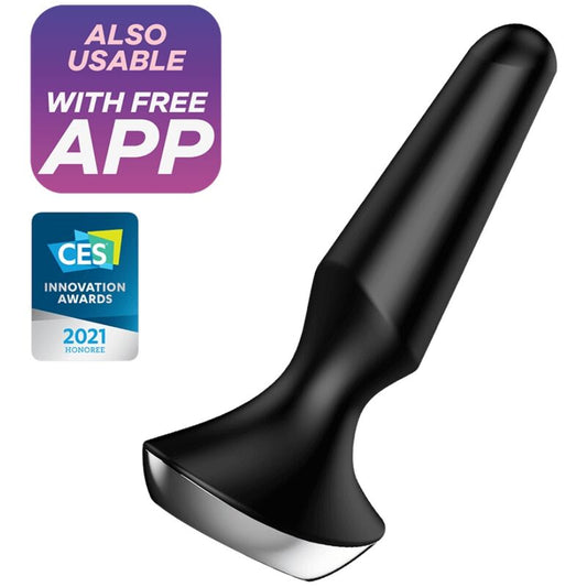 SATISFYER - PLUG ILICIOUS 2 PLUG VIBRATOR BLACK - My naughty haven #