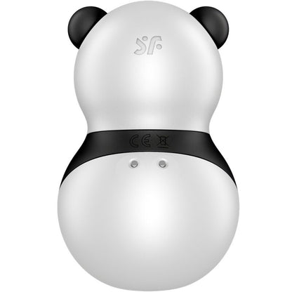 SATISFYER - POCKET PANDA STIMULATOR & VIBRATOR BLACK AND WHITE - My naughty haven #