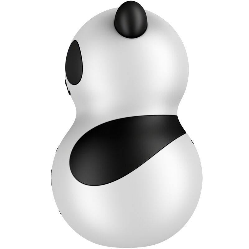 SATISFYER - POCKET PANDA STIMULATOR & VIBRATOR BLACK AND WHITE - My naughty haven #