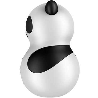 SATISFYER - POCKET PANDA STIMULATOR & VIBRATOR BLACK AND WHITE - My naughty haven #