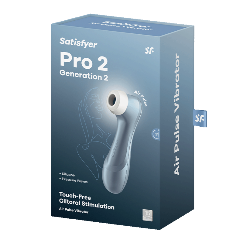 SATISFYER - PRO 2 AIR PULSE STIMULATOR VIOLET - My naughty haven #