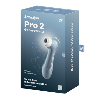 SATISFYER - PRO 2 AIR PULSE STIMULATOR VIOLET - My naughty haven #