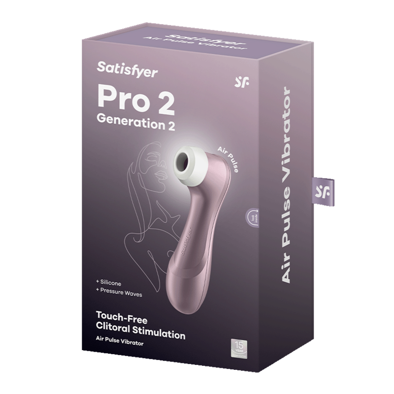 SATISFYER - PRO 2 AIR PULSE STIMULATOR VIOLET - My naughty haven #