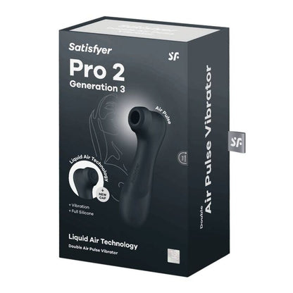 SATISFYER - PRO 2 GENERATION 3 LIQUID AIR TECHNOLOGY WINE RED - My naughty haven #
