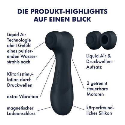 SATISFYER - PRO 2 GENERATION 3 LIQUID AIR TECHNOLOGY WINE RED - My naughty haven #