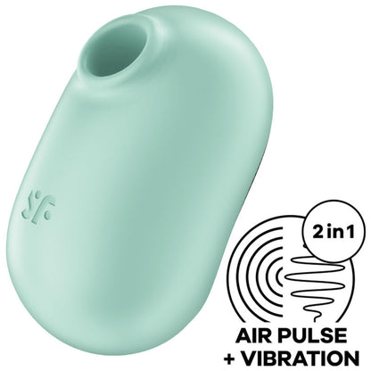 SATISFYER - PRO TO GO 2 DOUBLE AIR PULSE STIMULATOR & VIBRATOR VIOLET - My naughty haven #