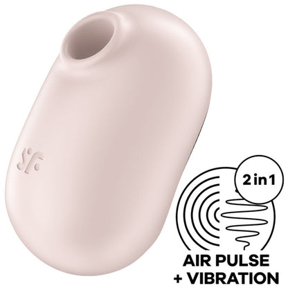 SATISFYER - PRO TO GO 2 DOUBLE AIR PULSE STIMULATOR & VIBRATOR VIOLET - My naughty haven #