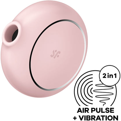 SATISFYER - PRO TO GO 3 DOUBLE AIR PULSE STIMULATOR & VIBRATOR PINK - My naughty haven #