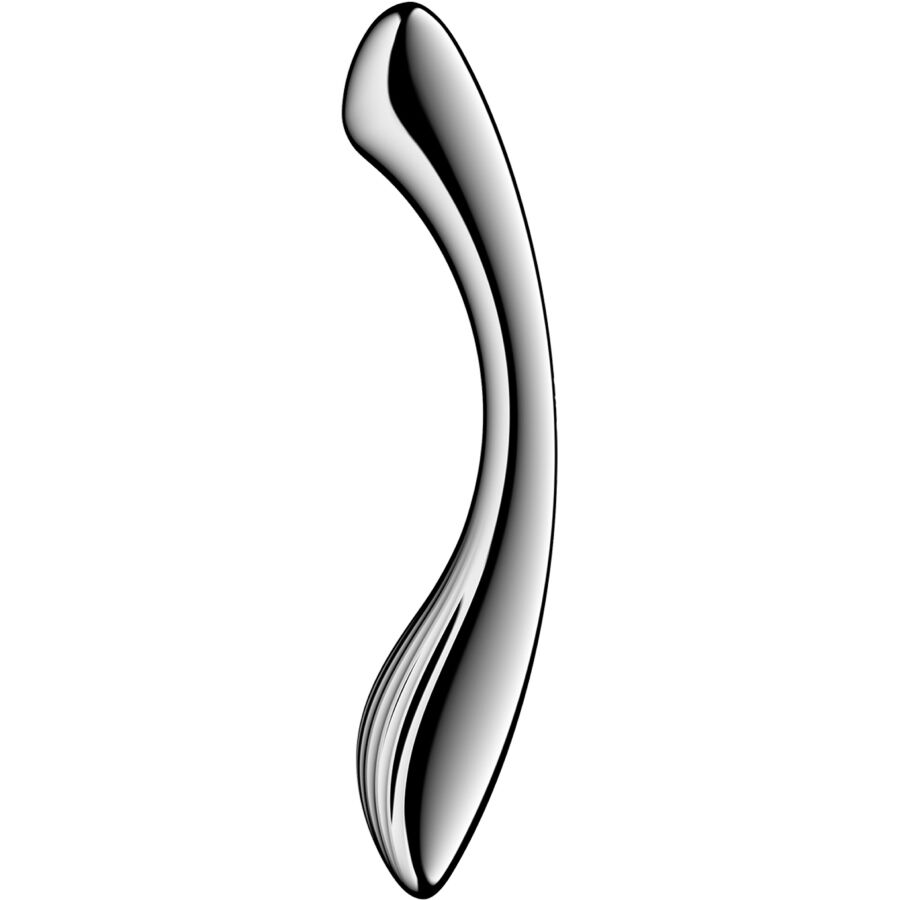 SATISFYER - PURE GRAVITY 1 STAINLESS STEEL DOUBLE-ENDED DILDO - My naughty haven #