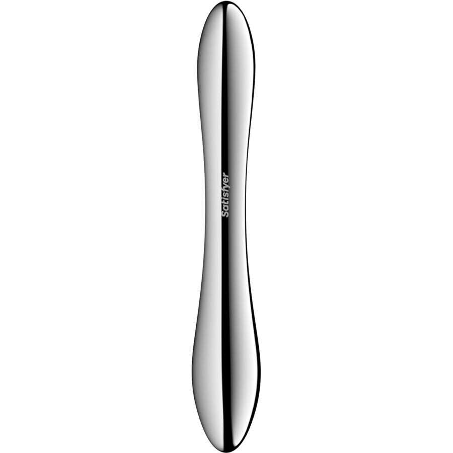 SATISFYER - PURE GRAVITY 1 STAINLESS STEEL DOUBLE-ENDED DILDO - My naughty haven #