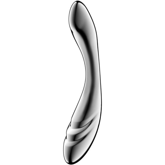 SATISFYER - PURE GRAVITY 3 STAINLESS STEEL DOUBLE-ENDED DILDO - My naughty haven #