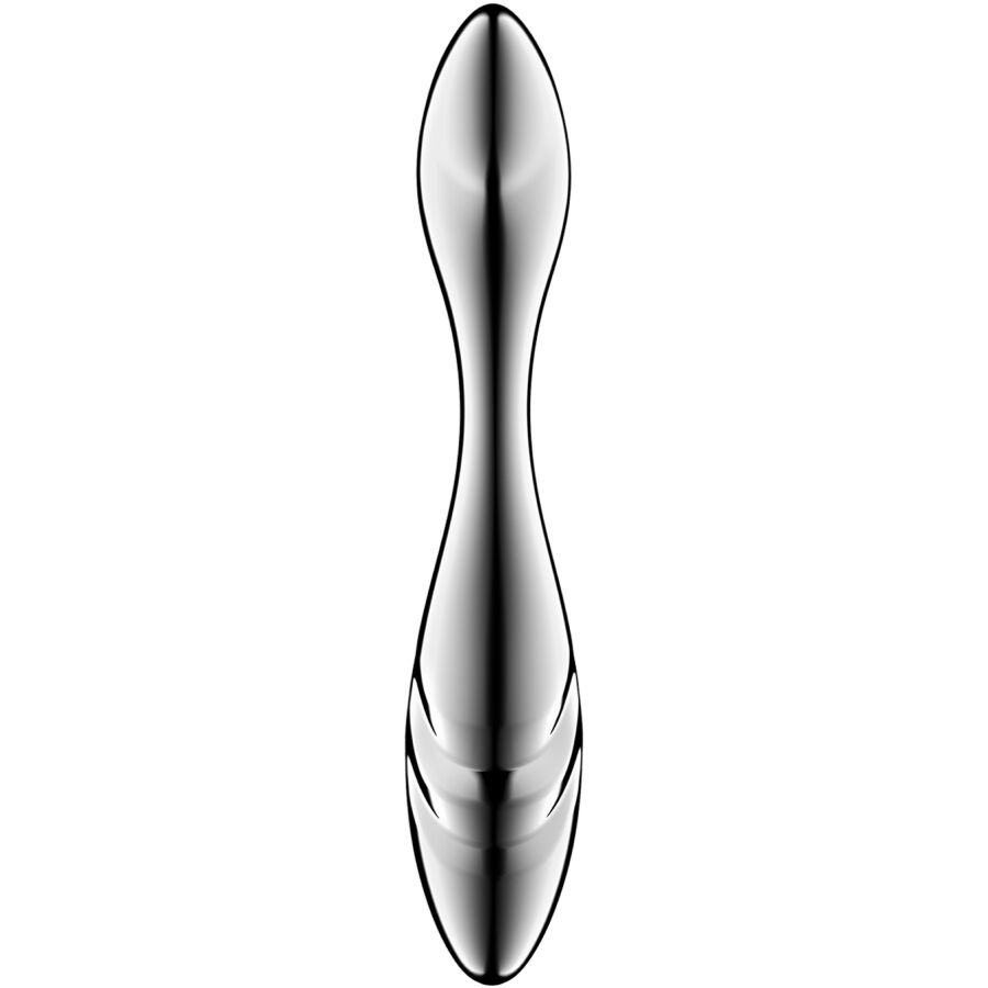 SATISFYER - PURE GRAVITY 3 STAINLESS STEEL DOUBLE-ENDED DILDO - My naughty haven #