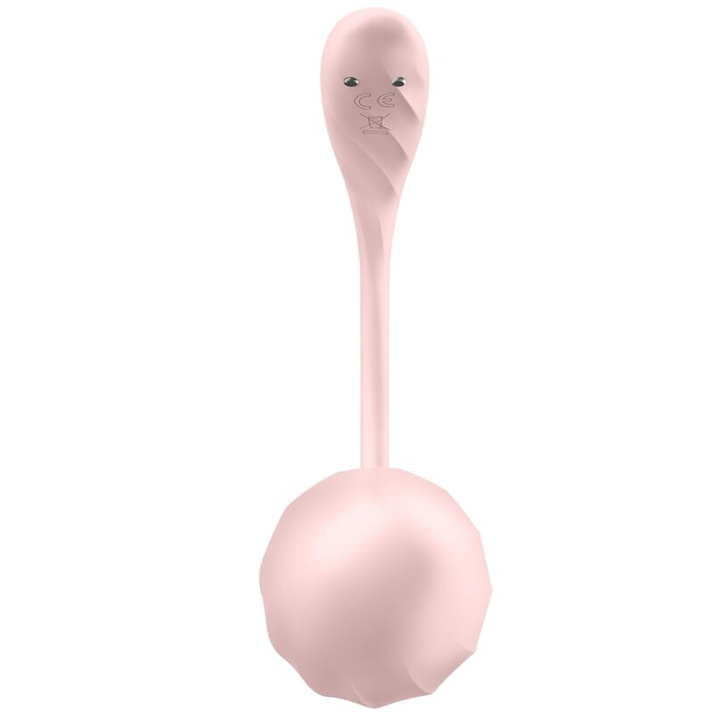 SATISFYER - СТИМУЛАТОР ЗА G-ТОЧКА С РЕБЪРЗАНО ЛЕНЧЕСТЧЕ С ДИСТАНЦИОННО УПРАВЛЕНИЕ, РОЗА, БЕЗПЛАТНО ПРИЛОЖЕНИЕ