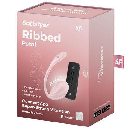 SATISFYER - RIBBED PETAL G POINT REMOTE CONTROL STIMULATOR ROSE FREE APP - My naughty haven #