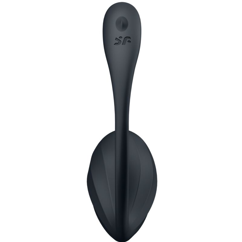 SATISFYER - RIBBED PETAL G POINT STIMULATOR REMOTE CONTROL BLACK FREE APP - My naughty haven #