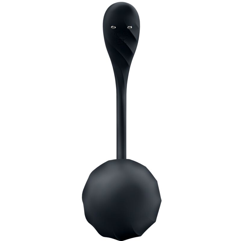 SATISFYER - RIBBED PETAL G POINT STIMULATOR REMOTE CONTROL BLACK FREE APP - My naughty haven #