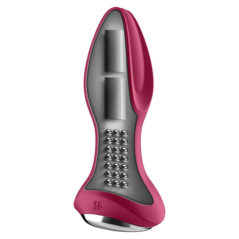 SATISFYER - ROTATOR PLUG 2+ VIBRATING PLUG APP BLACK - My naughty haven #