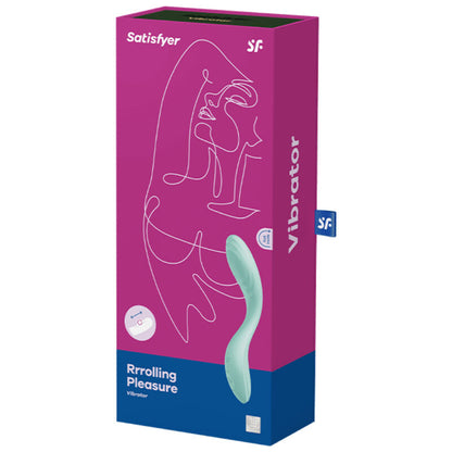 SATISFYER - RRROLLING PLEASURE GSPOT VIBRATOR GREEN - My naughty haven #