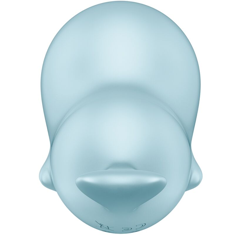 SATISFYER - SASSY SEAL STIMULATOR & VIBRATOR BLUE - My naughty haven #