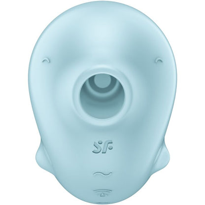 SATISFYER - SASSY SEAL STIMULATOR & VIBRATOR BLUE - My naughty haven #