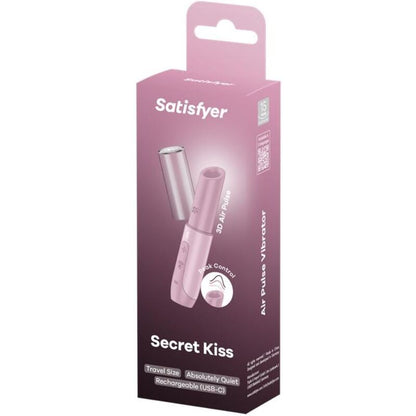SATISFYER - SECRET KISS WAVE CLITORIS STIMULATOR PINK - My naughty haven #