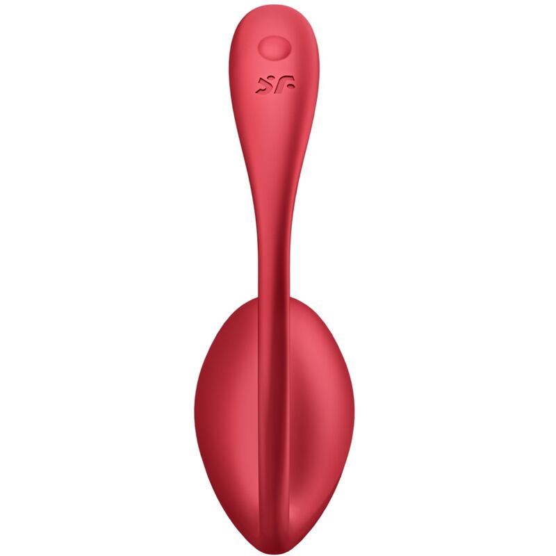 SATISFYER - СТИМУЛАТОР ЗА G-ТОЧКА С БЛЕСТЯЩО ЛЕНЧЕ С ДИСТАНЦИОННО УПРАВЛЕНИЕ, ЧЕРВЕН, БЕЗПЛАТНО ПРИЛОЖЕНИЕ