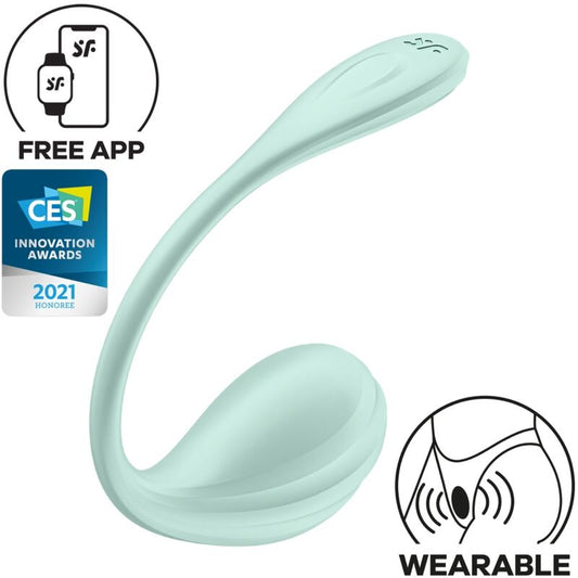 SATISFYER - SMOOTH PETAL G-POINT STIMULATOR WATER GREEN FREE APP - My naughty haven #