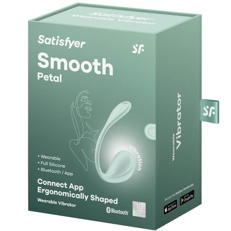 SATISFYER - SMOOTH PETAL G-POINT STIMULATOR WATER GREEN FREE APP - My naughty haven #