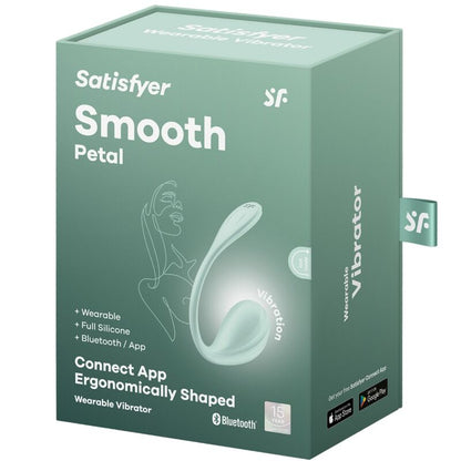SATISFYER - SMOOTH PETAL G-POINT STIMULATOR WATER GREEN FREE APP - My naughty haven #