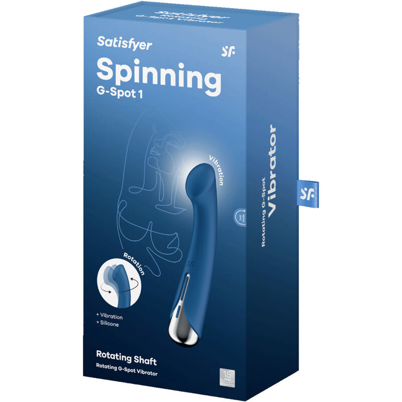 SATISFYER - SPINNING G-SPORT 1 ROTATOR VIBRATOR RED - My naughty haven #