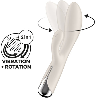 SATISFYER - SPINNING RABBIT 1 CLITORIS AND RED G-SPOT STIMULATION - My naughty haven #