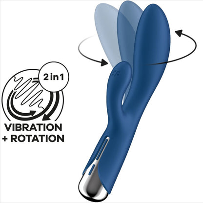 SATISFYER - SPINNING RABBIT 1 CLITORIS AND RED G-SPOT STIMULATION - My naughty haven #