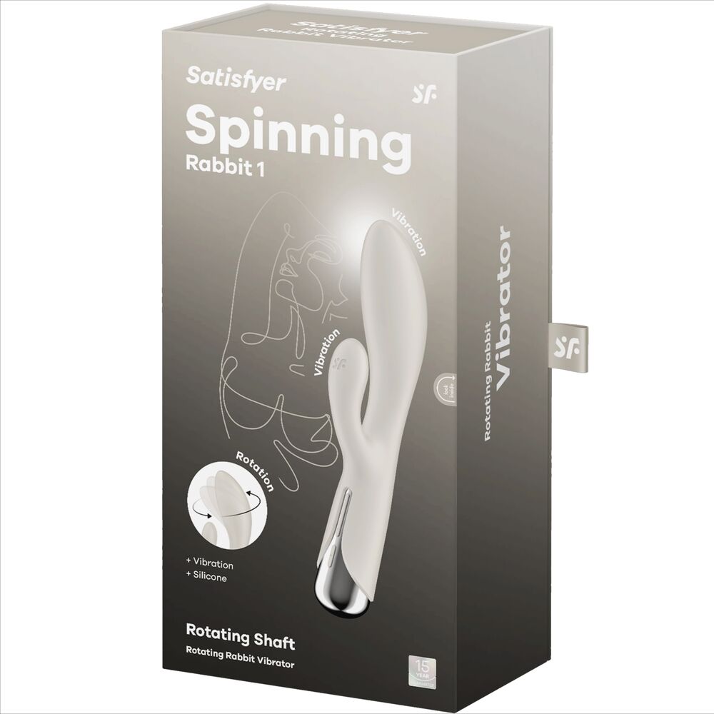 SATISFYER - SPINNING RABBIT 1 CLITORIS AND RED G-SPOT STIMULATION - My naughty haven #