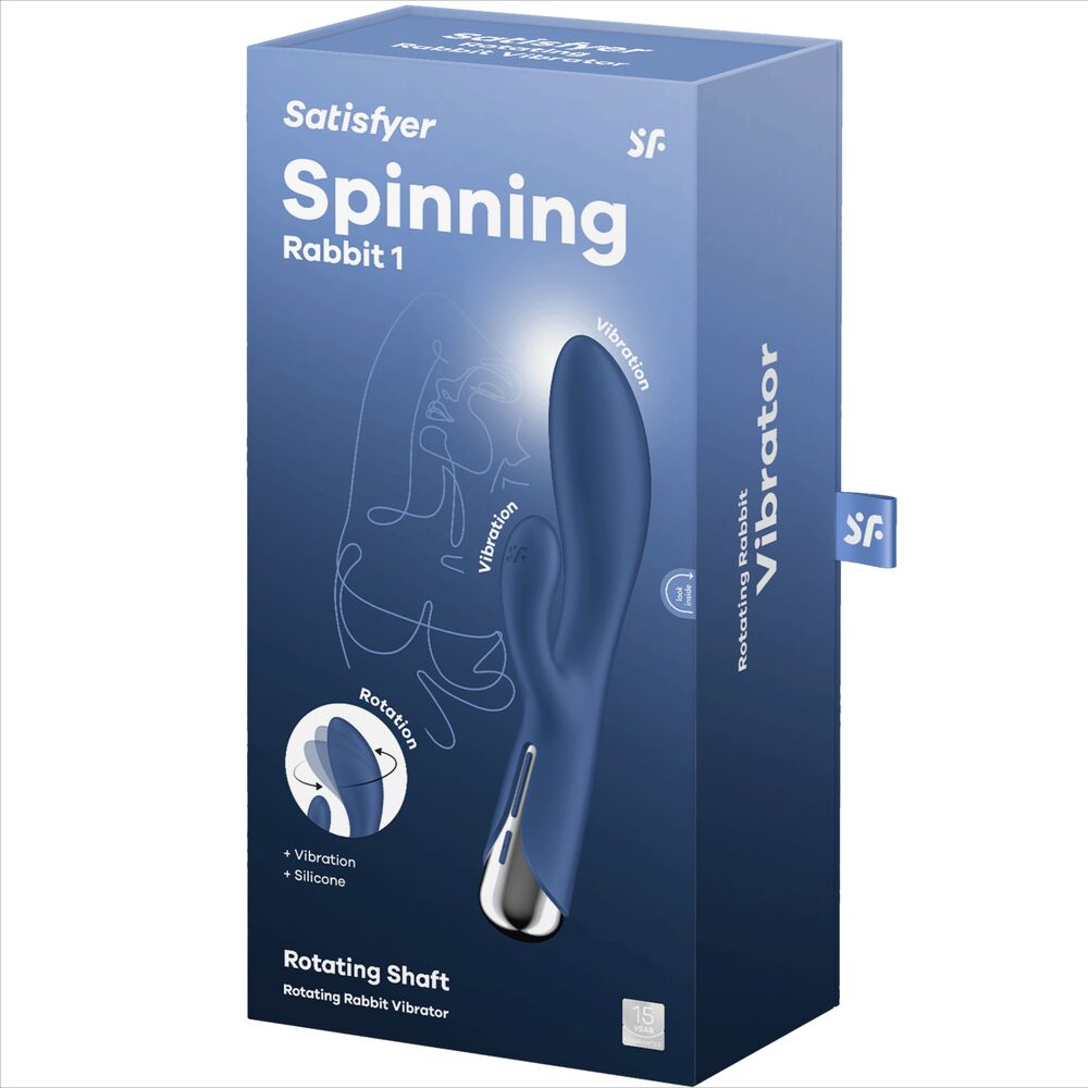 SATISFYER - SPINNING RABBIT 1 CLITORIS AND RED G-SPOT STIMULATION - My naughty haven #