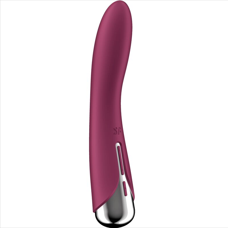 SATISFYER - SPINNING VIBE 1 G-SPOT ROTATOR VIBRATOR RED - My naughty haven #