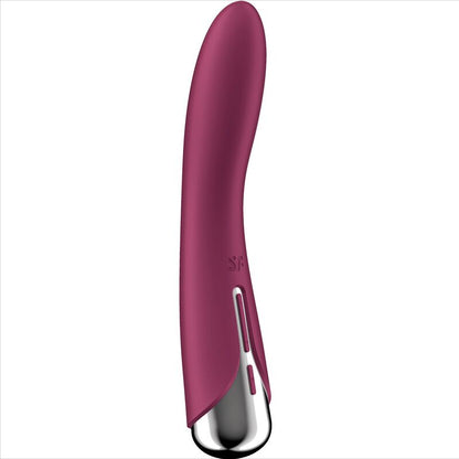 SATISFYER - SPINNING VIBE 1 G-SPOT ROTATOR VIBRATOR RED - My naughty haven #