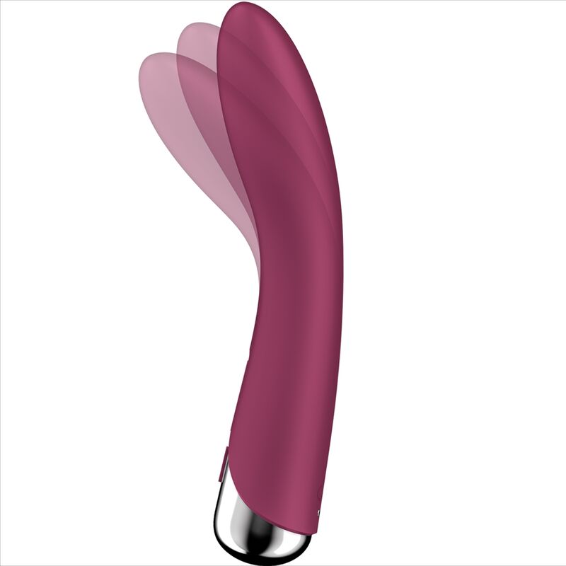 SATISFYER - SPINNING VIBE 1 G-SPOT ROTATOR VIBRATOR RED - My naughty haven #