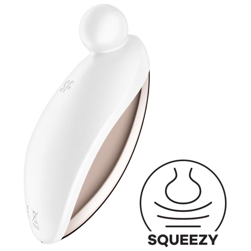 SATISFYER - SPOT ON 2 LAY-ON VIBRATOR WHITE - My naughty haven #