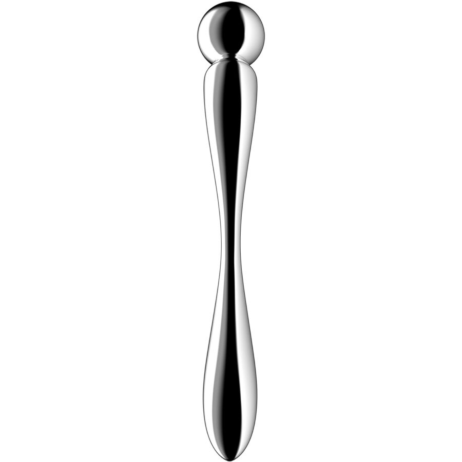 SATISFYER - STAR FORCE 2 STAINLESS STEEL DOUBLE-ENDED DILDO - My naughty haven #