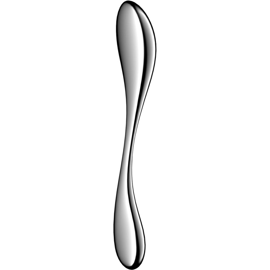 SATISFYER - STAR FORCE 3 STAINLESS STEEL DOUBLE-ENDED DILDO - My naughty haven #