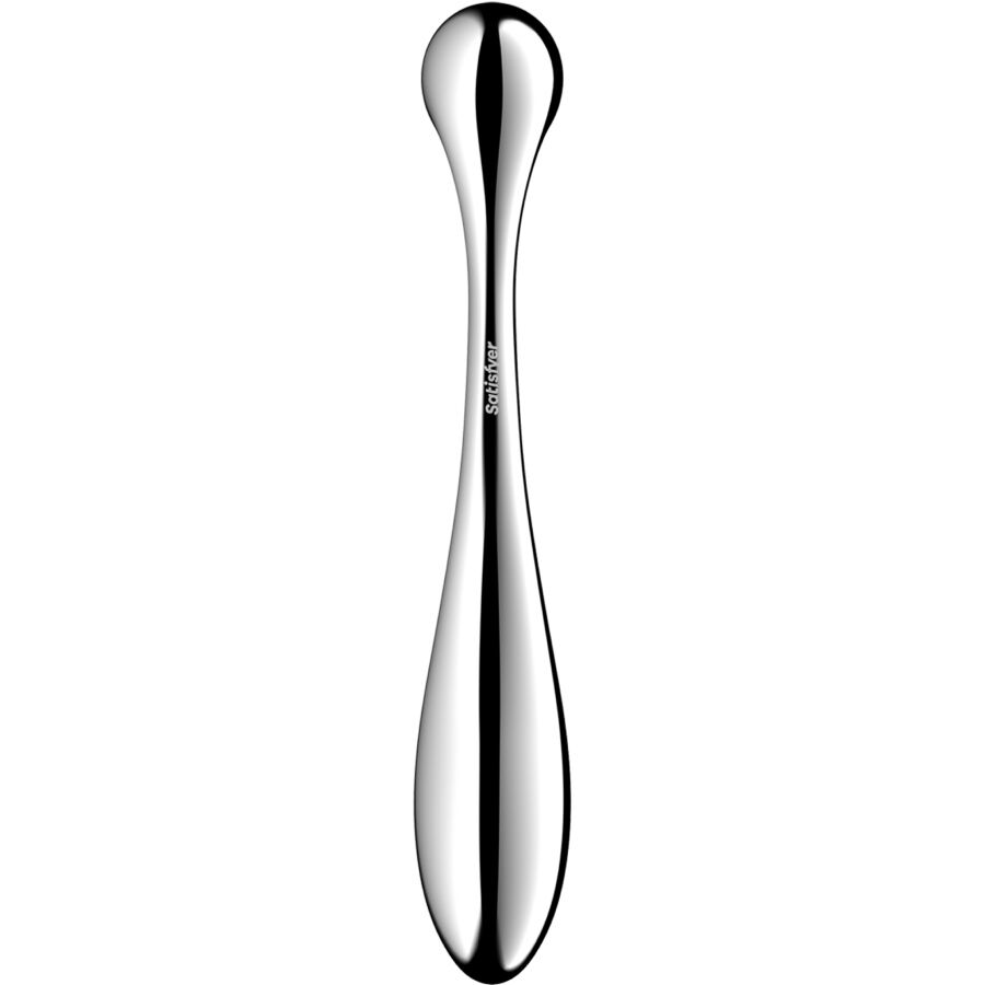 SATISFYER - STAR FORCE 4 STAINLESS STEEL DOUBLE-ENDED DILDO - My naughty haven #