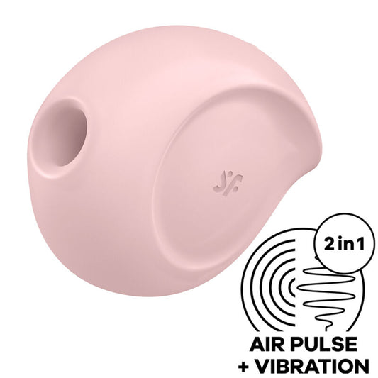SATISFYER - SUGAR RUSH AIR PULSE STIMULATOR & VIBRATOR PINK - My naughty haven #