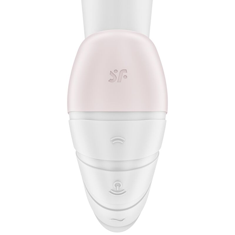 SATISFYER - SUPERNOVA AIR PULSE STIMULATOR & VIBRATION WHITE - My naughty haven #