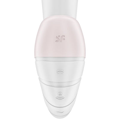 SATISFYER - SUPERNOVA AIR PULSE STIMULATOR & VIBRATION WHITE - My naughty haven #